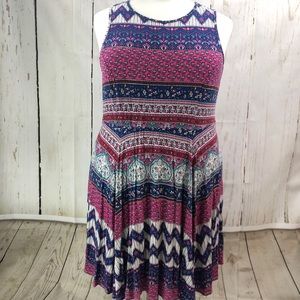 Torrid Multi Print Sleeveless Dress